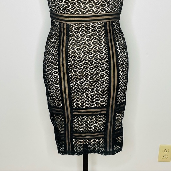 Missguided x Nordstrom Strappy Midi Bodycon Lace Dress- Size US 8 UK 12 - Picture 5 of 13